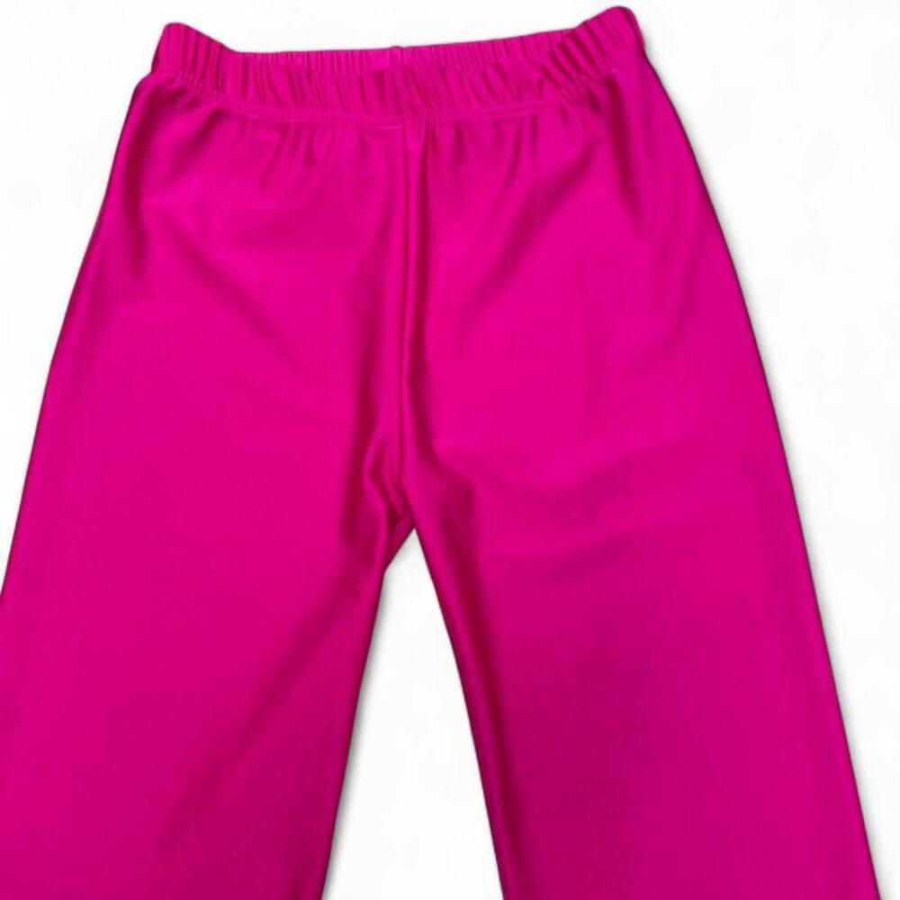 Pink shorts with elastic waistband